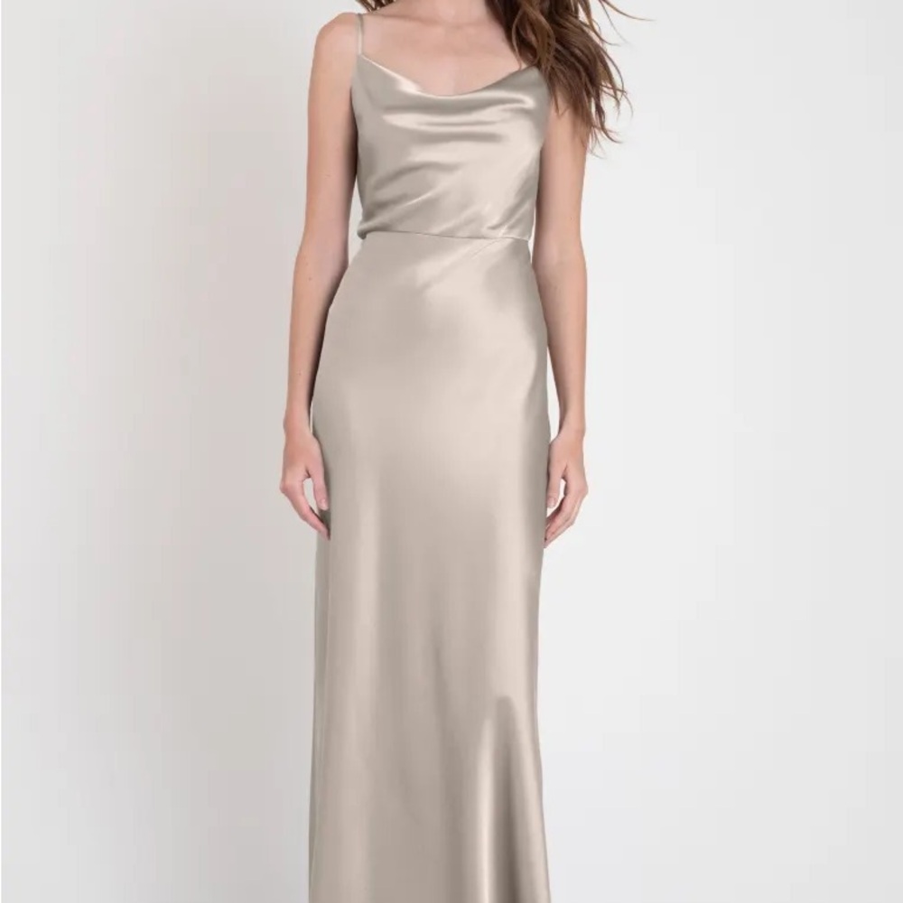 Jenny Yoo Sylvie Satin Maxi Dress